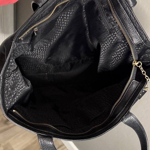 Kate Spade Large Pebbled Black Leather Tote - Picture 10 of 13